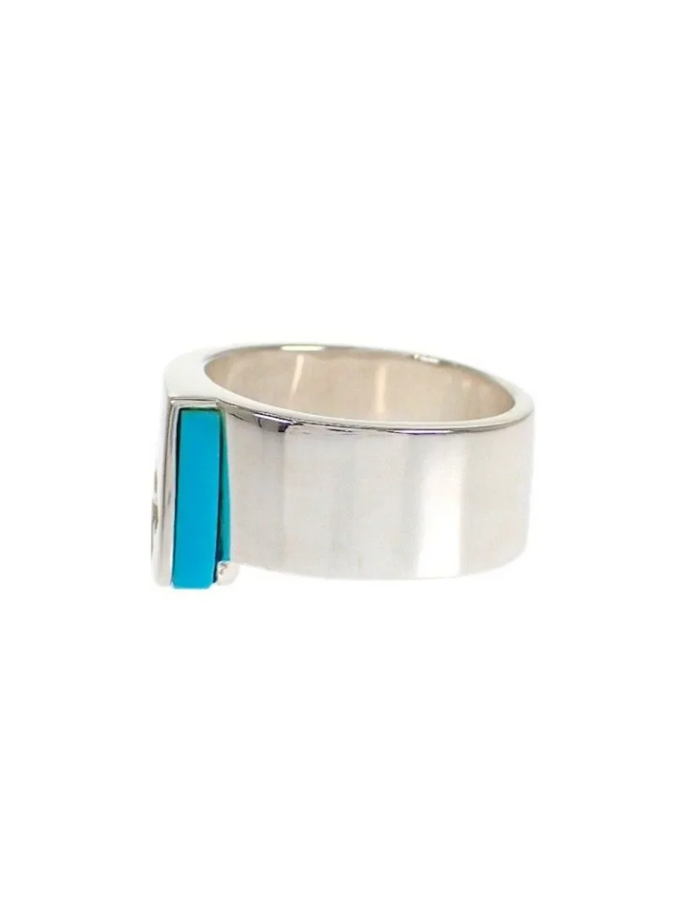 Hermes Candy Ring Vintage 925 Sterling Silver Blue Discontinued